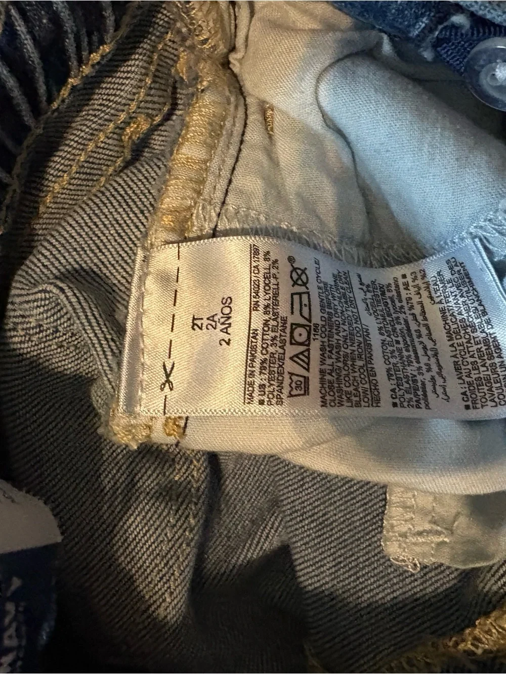 Old Navy Light Blue Distressed Kids Denim Jeans